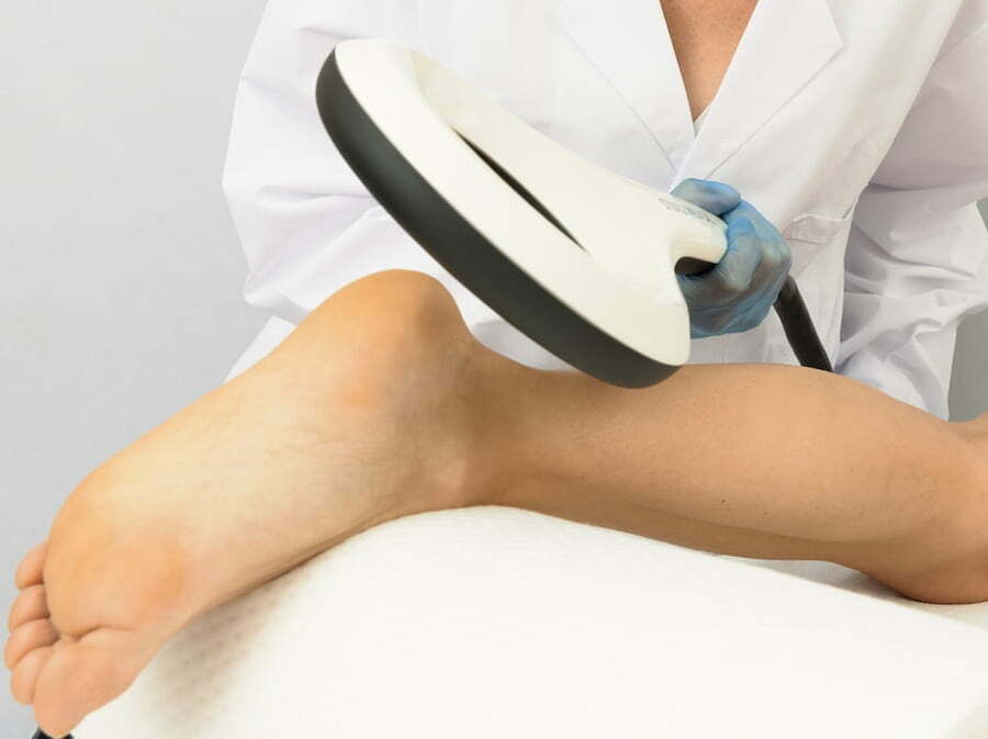 Achilles tendonitis EMTT therapy.
