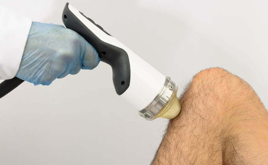 shockwave therapy knee calcification.bk